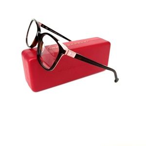 New CAROLINA HERRERA Frames Brown Eyeglasses Acetate VHE874K 752 51 16 135